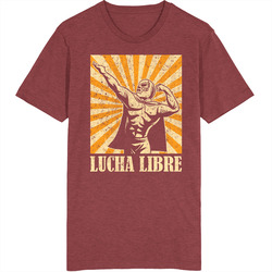 Lucha Libre Retro Mexican Wrestling Poster Vintage Unisex retro T Shirt