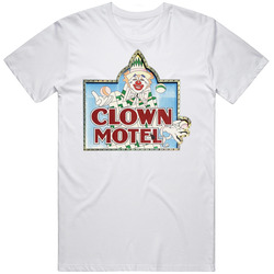 The Clown Motel Tonopah Logo Sign Scary Haunted Motels retro T Shirt