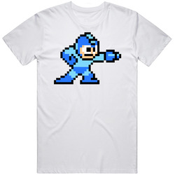 Mega Man Video Game Character Player Fan retro T Shirt