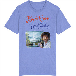 The Joy Of Painting 80s Tv Series Show Worn Look Vintage Unisex retro T Shirt