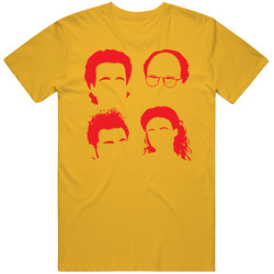 Seinfeld Tv Series Cast Silhouette retro T Shirt