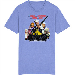 The Sand Pebbles 60s Romance Movie Worn Look Vintage Unisex retro T Shirt