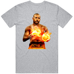 Roy Jones Jr Boxer Flame Gloves retro T Shirt