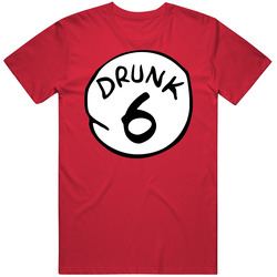 Drunk 6 Funny Halloween Costume retro T Shirt