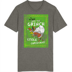 Dr. Seuss' How The Grinch Stole Christmas 60s Kids Movies Worn Look Vintage Unisex retro T Shirt
