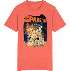 Space 1999 60s Tv Series Show Worn Look Vintage Unisex retro T Shirt