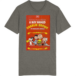 A Boy Named Charlie Brown 60s Kids Movies Worn Look Vintage Unisex retro T Shirt