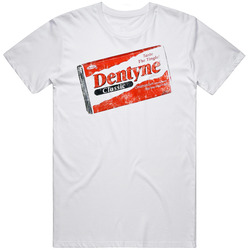 Dentyne Classic Cinnamon Gum Wrapper Candy Sweets Worn Look retro T Shirt