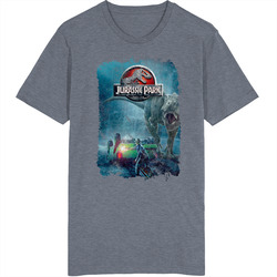 Jurassic Park 90s Movie Poster Vintage Grunge retro T Shirt