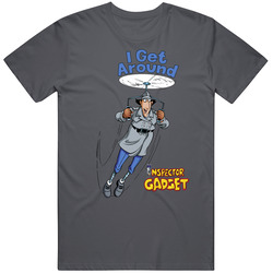 Inspector Gadget I Get Around 80s Kids Tv Show Cartoon retro T Shirt Inspector Gadget I Get Around 80s Kids Tv Show Cartoon retro T Shirt