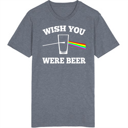 Wish You Were Beer Funny Parody retro T Shirt
