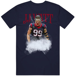 Jj Watt Houston Football Bloody Face retro T Shirt