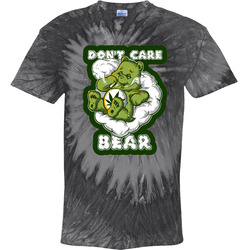 Don't Care Bear Funny Weed Smoking retro Tie Dye