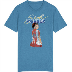 Small Wonder 80s Tv Series Show Worn Look Vintage Unisex retro T Shirt Small Wonder 80s Tv Series Show Worn Look Vintage Unisex retro T Shirt