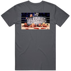 Celebrity Death Match Sqaushed 90s Comedy Tv Show retro T Shirt Celebrity Death Match Sqaushed 90s Comedy Tv Show retro T Shirt