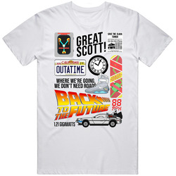 Back To The Future Retro Movie Mashup retro T Shirt