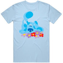 Blues Clues Flowers Cartoon Tv retro T Shirt Blues Clues Flowers Cartoon Tv retro T Shirt