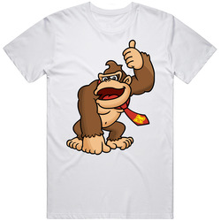 Donkey Kong Country Thumbs Up Kids Tv Show Cartoon retro T Shirt Donkey Kong Country Thumbs Up Kids Tv Show Cartoon retro T Shirt