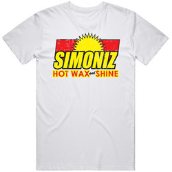 Simoniz Hot Wax And Shine Auto Automobile Car Truck Motorcycle Parts Cool Distressed Style Brand Logo Emblem retro T Shirt