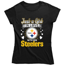 Pittsburgh Steelers T- retro Ladies T Shirt