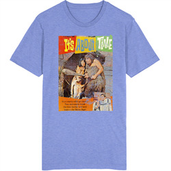 It's About Time 60s Tv Series Show Worn Look Vintage Unisex retro T Shirt It's About Time 60s Tv Series Show Worn Look Vintage Unisex retro T Shirt