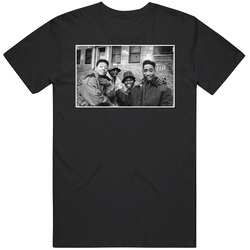 Juice 1992 Cast Black And White Photo Crime Drama Movie retro T Shirt