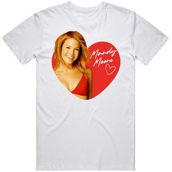 Mandy Moore 90s Movie Tv Stars Heartthrob Fan retro T Shirt Mandy Moore 90s Movie Tv Stars Heartthrob Fan retro T Shirt