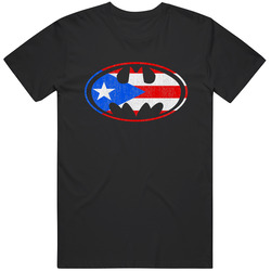 Puerto Rican Batman retro T Shirt
