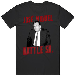 Jose Miguel Battle Sr New Jersey Mobster retro T Shirt