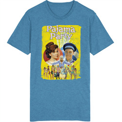 Pajama Party 60s Teen Movie Worn Look Vintage Unisex retro T Shirt
