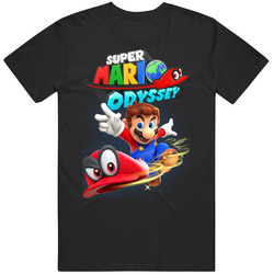 Super Mario Odyssey Game retro T Shirt