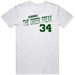 Giannis Antetokounmpo 34 The Greek Freak Favorite Player Basketball retro T Shirt