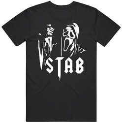 Stab Scream Movie Character Halloween retro T Shirt
