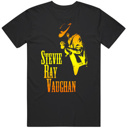Stevie Ray Vaughan Blues Rock Music Legend retro T Shirt