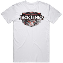 Jack Links Logo Protein Snacks Beff Jerky Food Foodie Worn Look retro T Shirt