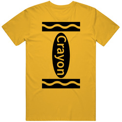 Sun Glow Crayon Funny Halloween Costume retro T Shirt