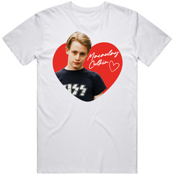 Macaulay Culkin 90s Movie Tv Stars Heartthrob Fan retro T Shirt