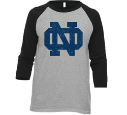 New Orleans Pelicans Retro Vintage Baseball Raglan retro Raglan 3/4 Sleeve Shirt