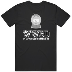 Butters Stotch Wwbd What Would Butters Do South Park Favorite Character Tv Show Fan retro T Shirt