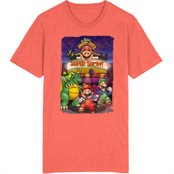 The Super Mario Bros. Super Show 80s Tv Series Show Worn Look Vintage Unisex retro T Shirt