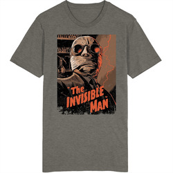 The Invisible Man Monster Movie Poster Vintage Unisex retro T Shirt