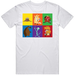 The Angry Beavers Tv Show Characters Fan retro T Shirt