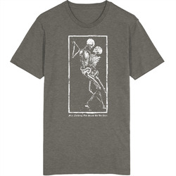 May Nothing But Death Do Us Part Skeleton retro T Shirt