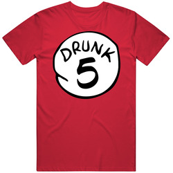 Drunk 5 Funny Halloween Costume retro T Shirt
