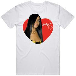 Aaliyah 90s Movie Tv Stars Heartthrob Fan retro T Shirt