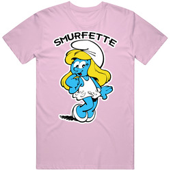 Smurfette Smurfs Retro retro T Shirt