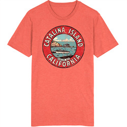 Catalina Island Retro California Poster Vintage Unisex retro T Shirt
