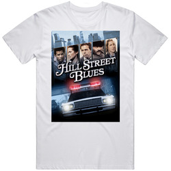 Hill Street Blues 80s Crime Drama Tv Show Cover retro T Shirt