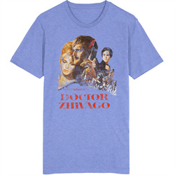 Doctor Zhivago 60s Romance Movie Worn Look Vintage Unisex retro T Shirt