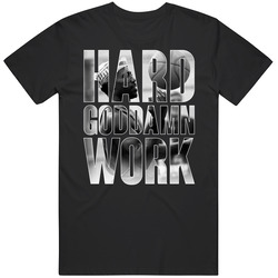 Hard Goddamn Work Sidney Deane White Men Can't Jump Basketball Movie Fan retro T Shirt